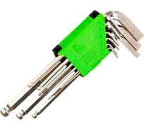 Набор длинных шестигранных ключей с шаровидным концом Zentor 9 шт. ZT17111S