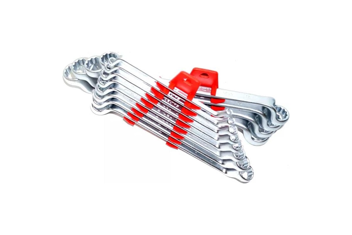 Набор накидных изогнутых ключей IZELTAS SAE 12 предметов, 0431002112 ...