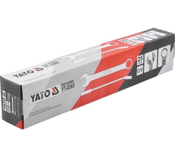 Наб. ключей комбинир. YATO 6-32мм 25шт САТИН YT-0365 37140365 092 1