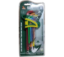 Набор шестигранных ключей с шаром WYNNS (удл.) 1,5-10, CR-V, 9 шт W9921A/ Tools 00-00006978