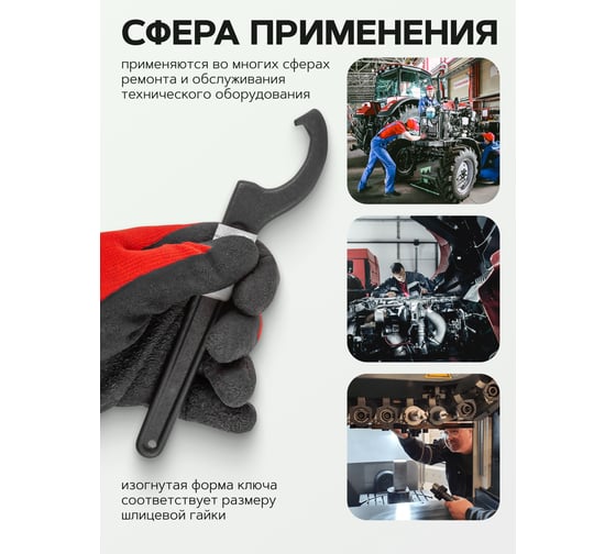 Радиусный ключ Forsage ударный 28-32 мм 19186 F-685C32 F-685C32(19186)