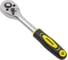 Трещотка реверсивная с резиновой ручкой WMC TOOLS 1/4'', L-155мм,24 зуб, 3шт. WMC-80222/к-т 3шт/(63107) 1
