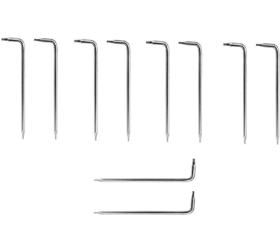 Ключ YATO TORX, длинный T8, 10 штуки YT-05492Y 1