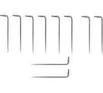 Ключ YATO TORX, длинный T9, 10 штуки YT-05493Y