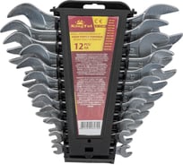 Набор рожковых ключей KingTul 12 предметов (6х7-30х32мм) KT-1012MP(11058)