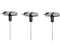 Ключ YATO TORX с Т-образной рукояткой Т8, 3 штуки YT-05601Y 1
