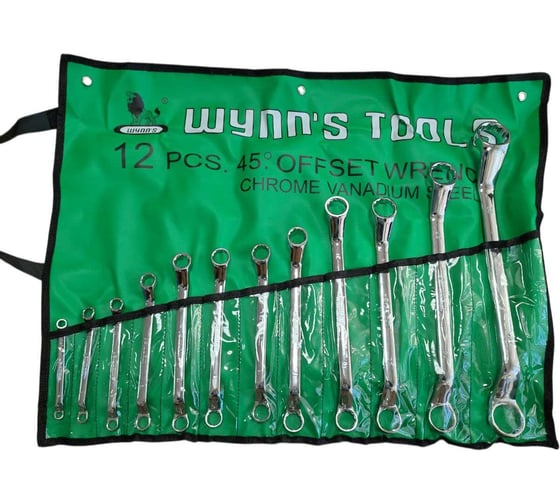 Набор накидных ключей WYNNS 12шт (6-32) W0140C, W0329B (12pc)/ Tools 00000017823 1