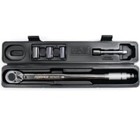 Динамометрический ключ Forsage щелчкового типа в наборе с головками и удлинителем 40-210Нм, 1/2" ,в пластиковом футляре 48149 F-6474470A