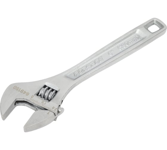 Разводной ключ Forsage Profi CRV 6"-150 мм, на пластиковом держателе 17401 F-649150