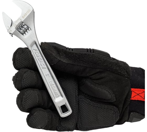 Разводной ключ Forsage Profi CRV 6"-150 мм, на пластиковом держателе 17401 F-649150