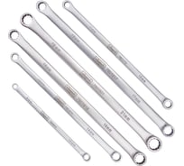 Ключи накидные Scheppach экстра длинные, набор 6 предметов (8x10, 11x13, 12x14, 15x17, 16x18, 19x21мм) Sch-50622(66142)