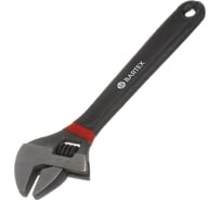 Ключ разводной BARTEX, 250 мм, CrV сталь, со шкалой, ручка ПВХ 316294