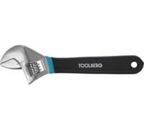 Разводной ключ Toolberg 6-150 мм, хромированный, обрезиненная ручка 90003055460
