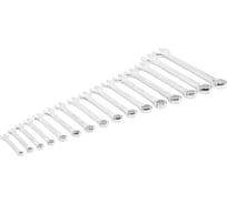 Набор ключей HORTZ комбиниров.16шт. (6-24) хром HOR 1146613