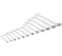 Набор ключей HORTZ комбиниров.12шт. (8-27) хром. HOR 1146608