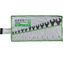 Набор гаечных ключей рожковых OASIS Eco 12 шт в сумке, фосфатированные 103011506006