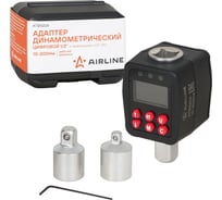Адаптер динамометрический цифровой Airline 1/2 10-200Нм, с переходниками (1/4, 3/8), кейс ATBN204