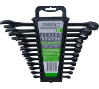 Набор гаечных ключей комбинированных OASIS Eco 12 шт в холдере (фосфатированные) 103011505006