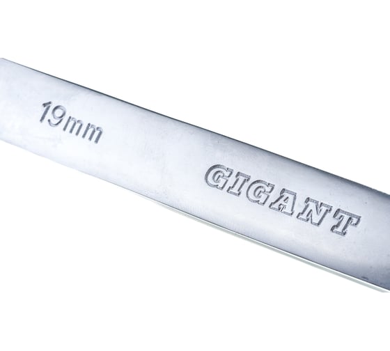 Комбинированный трещоточный ключ Gigant 19мм, Сталь Cr-V, 72 зуба, GRW19
