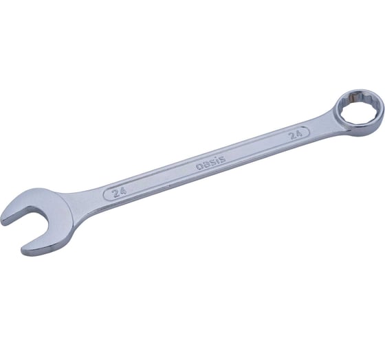 Гаечный ключ комбинированный OASIS 24 мм, матовый хром 103011501051 1