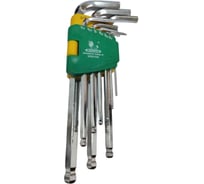 Набор шестигранных ключей WYNNS (дюймовые) удл. 9шт (1/16-3/8) W9919В/ Tools 00-00018658