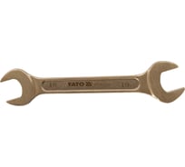 Ключ рожковый искробезопасный YATO 18X19мм AL-CU YT-67723