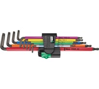 Набор Г-образных ключей WERA 967/9 TXXL Multicolour TORX 1, TX8-TX40, 9 предметов WE-024480