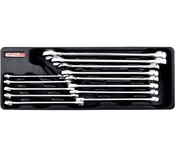 Набор комбинированных ключей TOPTUL 8-24мм, 13 предметов, в ложементе GAAT1302 1