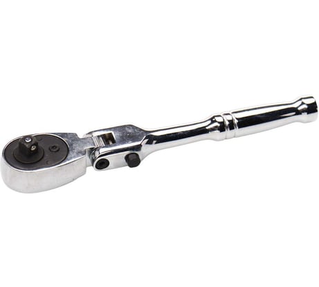 Трещотка на шарнире JTC 1/4", 45-зубцовая, с фиксацией, с металлической рукояткой, длина 155 мм, 3060 431955