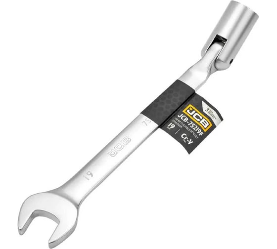 Ключ рожково-торцевой шарнирный JCB 19мм -75219F(66108) JCB-75219F(66108) 1
