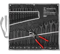 Набор ключей комбинированных и рожковых SIGMATOOL 25 предметов -5261DP+1 BLACK(63600) SIGMATOOL-5261DP+1 BLACK(63600)