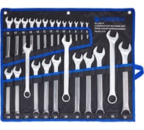 Набор ключей комбинированных Forsage 25+1 предмет (6-28, 30, 32мм+ключ рожковый 36х41мм)на полотне F-5261P+1(65625)