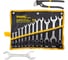 Набор ключей комбинированных и рожковых WMC TOOLS 12+2 предмета WMC-5198P+2(63423) 1