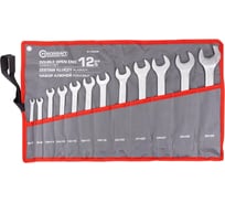 Ключи рожковые Forcekraft набор 12 предметов (6х7, 8х9, 10х11, 12х13, 14х15, 16х17, 18х19, 20х22, 21х23, 24х27, 25х28, 30х32мм) FK-5122P(63214)