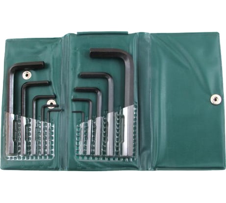 Набор ключей CNIC шестигранных из 10шт 1,5; 2; 2,5; 3; 4; 5; 5,5; 6; 8; 10мм СrV 2418 48770