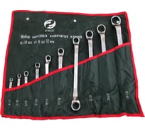 Набор ключей CNIC накидных из 10-ти шт. 6x7 - 30x32 в сумке хром TS-002 50076