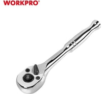 Ключ трещоточный WORKPRO 3/8 PRO CR-V (CR-Mo, 90 зубов) WP271005