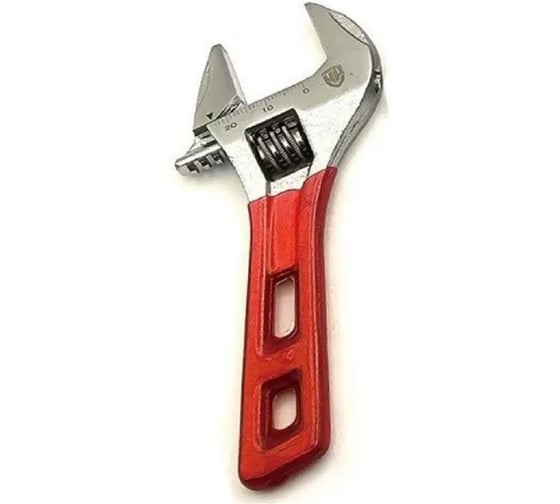 Ключ разводной короткий WORKPRO CR-V 115мм (рабочий диапазон 0-24мм) WP272064 1