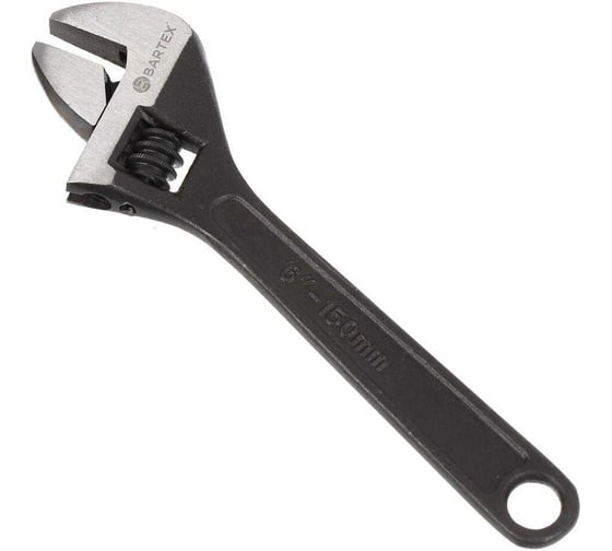 Ключ разводной BARTEX 150 мм, углерод сталь 169996 1
