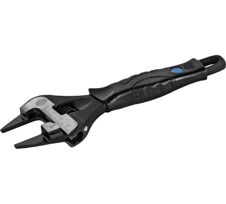 Разводной ключ КОБАЛЬТ 150 мм, с тонкими губками, ширина захвата 35 мм, двухкомпонентная рукоятка CR-V 798-065