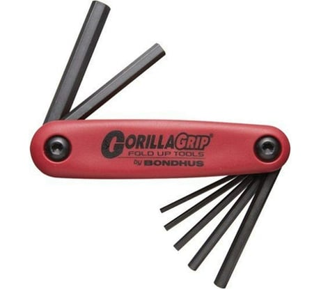 Складной набор ключей BONDHUS GorillaGrip шестигранник 2-8 мм 12587