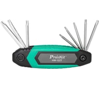 Набор ключей Pro'sKit HW-122T Torx(звезда) складной (корпус в виде швейцарского ножа) С00040392