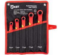 Набор диэлектрических накидных ключей КВТ НИК-Н-05 серия ПРОФИ 105671