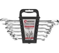 Набор ключей комбинированных INTERTOOL 6шт., 8-17мм, Cr-V HT-1201