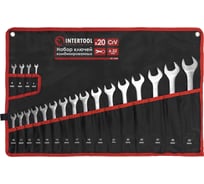 Набор ключей комбинированных INTERTOOL 20шт., 6-32мм, Cr-V, чехол HT-1253