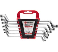 Набор ключей накидных INTERTOOL 6шт., 6-17мм, Cr-V HT-1101