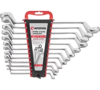 Набор ключей накидных INTERTOOL 12шт., 6-32мм, Cr-V HT-1103