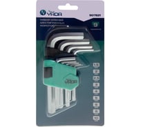 Набор коротких шестигранных ключей Nord-Yada 9 предметов 1.5, 2, 2.5, 3, 4, 5, 6, 8, 10 мм ТМ Nord YADA 907621