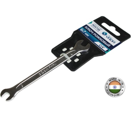 Рожковый ключ Nord-Yada 6x7мм CrV, холодный штамп, холдер TM 904748