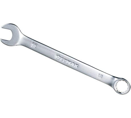 Рожково-накидной ключ ЕРМАК 12мм, матовый CRV 736-054